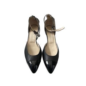 AGL Black Leather Heels